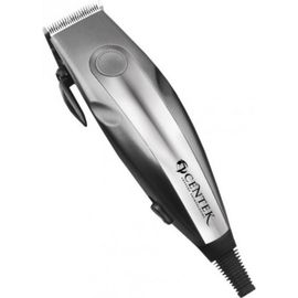  Машинка для стрижки Centek CT-2109 серый/хром высококач. сталь, насадки, эргономичный дизайн 