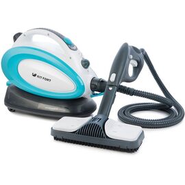  Пароочиститель напольный Kitfort КТ-914 белый/голубой 