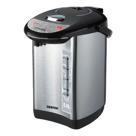  Термопот Centek СТ- 1083 (сталь) 5.0л 850Вт, 3 способа подачи, повторное кипячение. двойная защита 