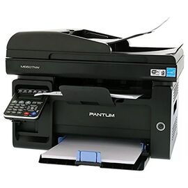  Pantum M6607NW, МФУ факс, A4, 22 стр/мин, 1200x1200 dpi, 256 Мб, подача: 150 лист., вывод: 100 лист., Ethernet, 